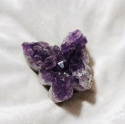 Raw AMETHYST Butterfly  3x2"