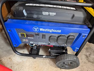 Westinghouse Generator 6,600/5,300-Watt Electric Start Gas C Powered Portable Generator with 30A 120/240V Outlet, CO Sensor