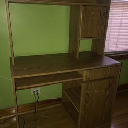 Wooden Computer Desk - $50 OBO