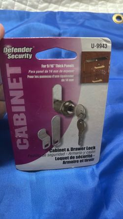 Defender Security Cabinet & Drawer Lock U-9943
