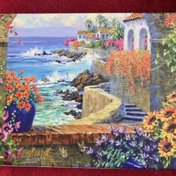 WINDOW TO THE SEA MIKKI SENKARIK 1000 PC PREMIUM PUZZLE ‼️ Hard To Find ‼️