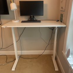 Standing Or Sitting Hi/Low Desk White