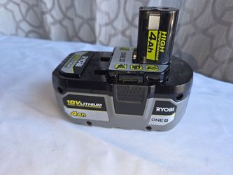 Ryobi 18v High Proformance 4Ah Battery (Price Is Firm)