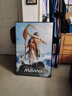 Moana Poster (FRAMED)