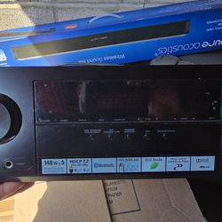 Pioneer Receiver  Bluetooth, And Sapphire Speakers 