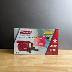 Coleman. Quick pump 120V