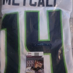 DK Metcalf Autographed Seattle Seahawks Jersey