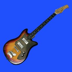 Vintage 1970’s HARMONY ‘TULIP’ TEISCO Electric Guitar Model 57-1400 (H802 Predecessor)