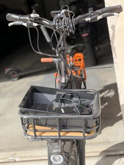 Rattan Folding E-Bike with Battery — Works, Needs Tires