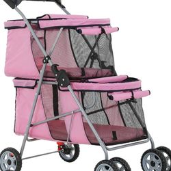 Double Pet Stroller