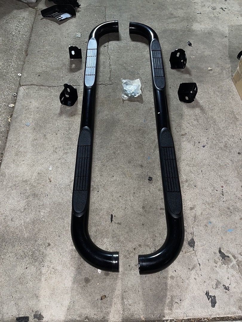 2009 To 2024 Dodge Ram Crew Cab Black Running Boards Estribos Side Step Negros Escalon