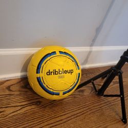 Dribble Up Soccer Ball And Stand