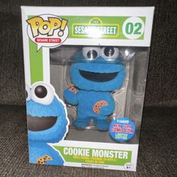 Sesame Street Cookie Monster NYCC flocked funko