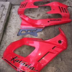 Suzuki katana plastic fairings great condition