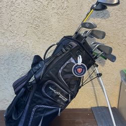 Nike Golf Club For Man (RH)with Putter And Kick Stand Nike Golf Bag 