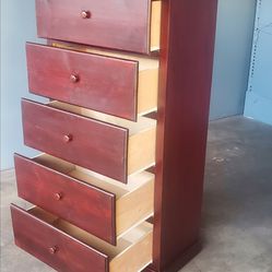 Tall Wooden Dresser 58 inches