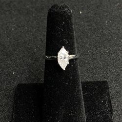 925 silver Moissanite diamond ring size 5