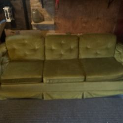 Green Velvet Couch