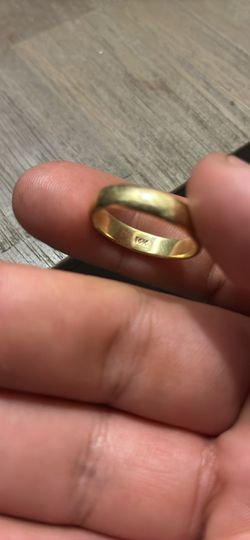 14K Gold Plain  Ring