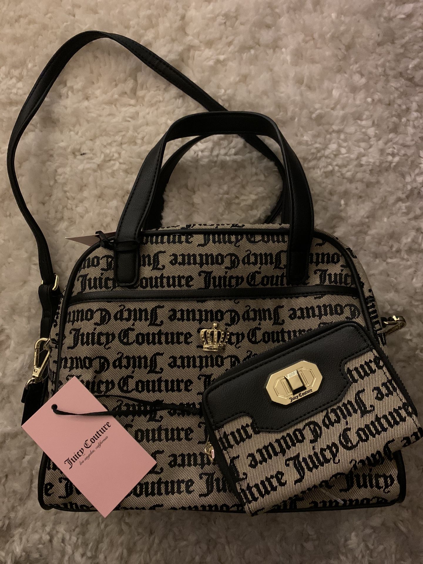Juicy couture purse and wallet