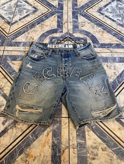 Ice Cream Denim Shorts