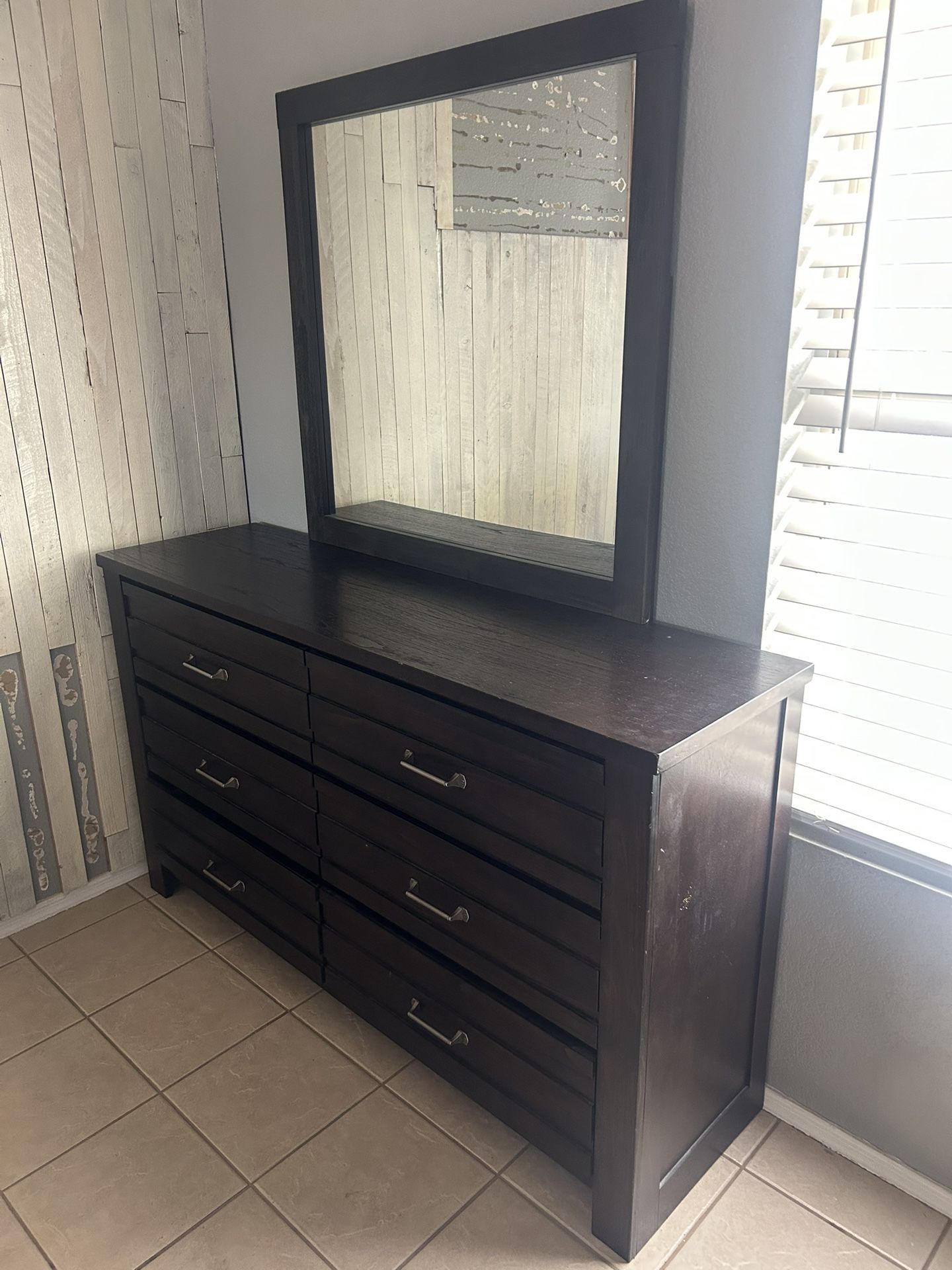 Dresser And Mirror
