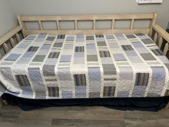 Twin Trundle bed with dresser