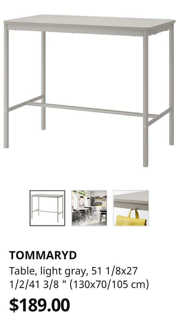3 ~ IKEA Tommaryd Bar Tables