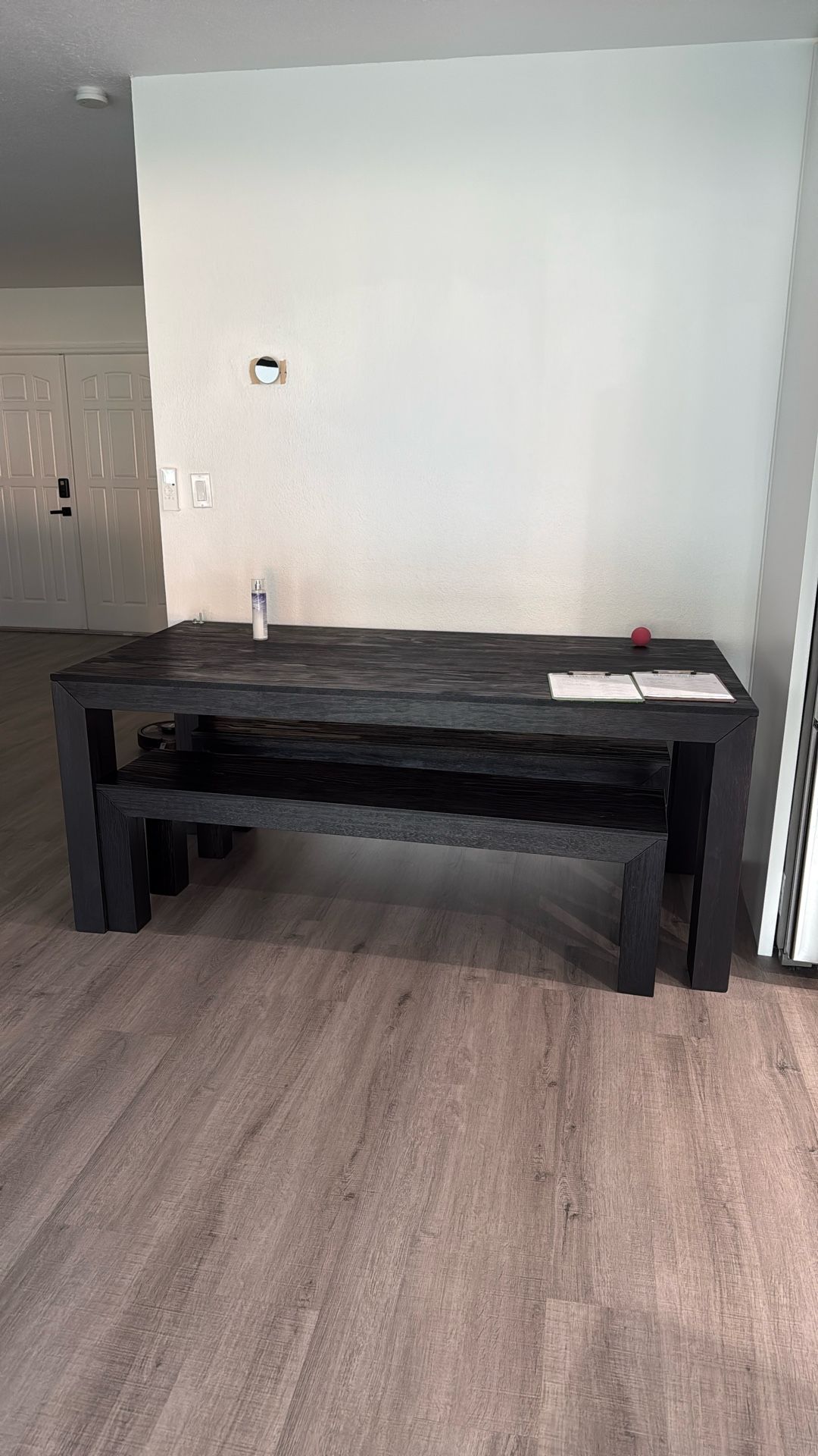 Dining Room Table & 2 Benches