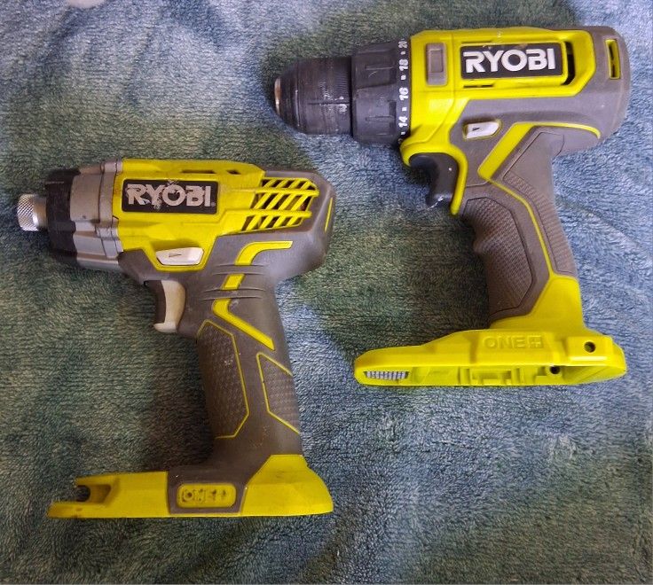 Ryobi Impact Drill And Drill