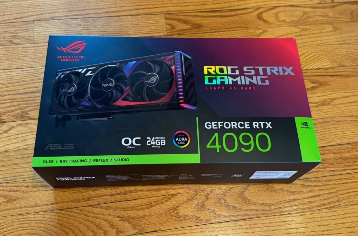 ASUS ROG Strix GeForce RTX 4090 OC 24GB GDDR6X Graphics Card
