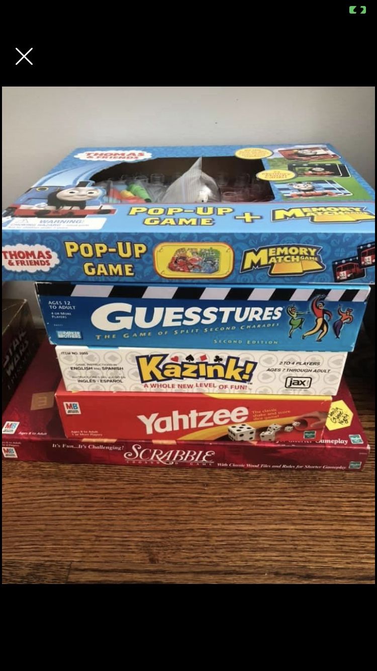 Variety Of Board Games