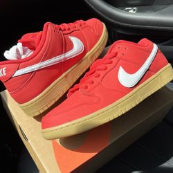 Nike SB Dunk Low Orange Label ‘Red Gum’ Brand New 