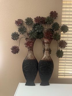 3D metal wall art