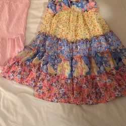 Jona Michelle Brand And Colorful And Vince Camuto Brand White & Pink Stripes Color