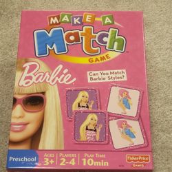 Barbie Memory Match Game!