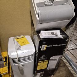 LG 6000btu  115voly  Portable Air Compresor Cools 250sqfit Wait Dehumidifier End Lcd Remote  It's brand new
