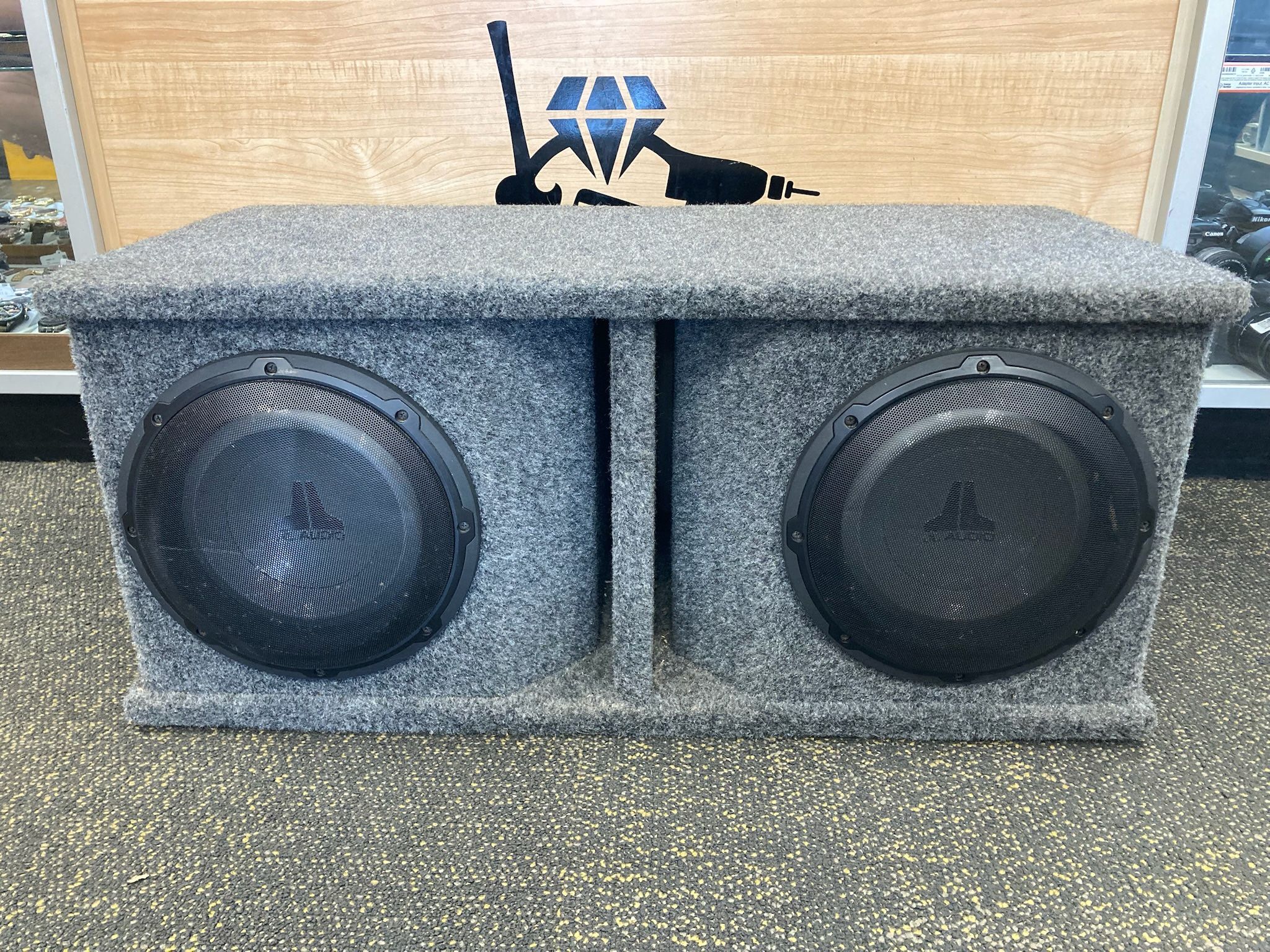 JL Audio 10W1v2-4 W1v2 Series 10" 4-ohm Double Subwoofer Box