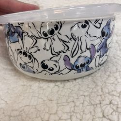Disney Lilo And Stitch Bowl + Lid