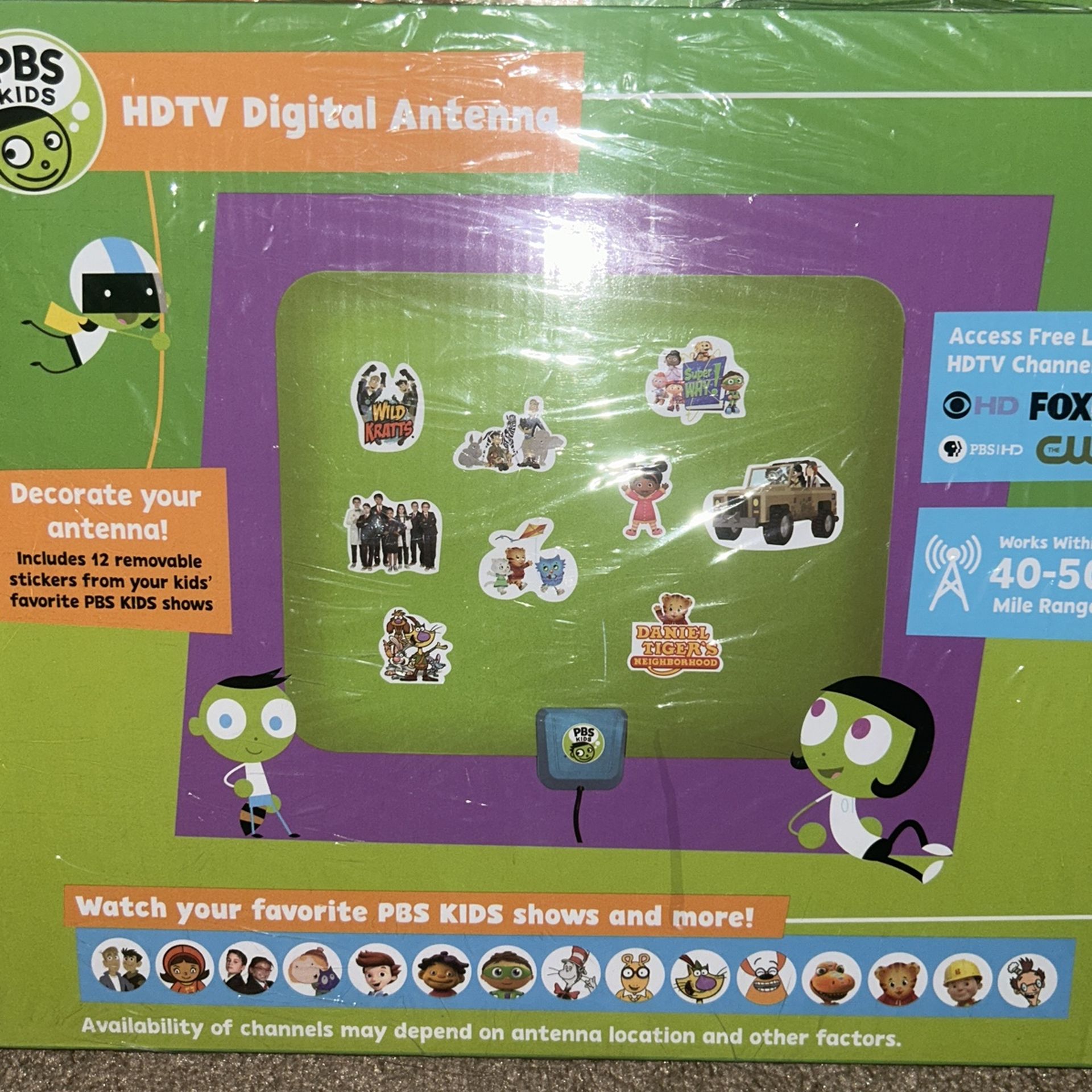 PBS Kids HDTV Digital Antenna