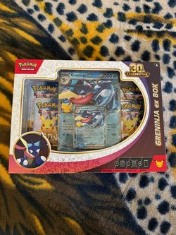 Pokémon TCG Greninja ex Box 30th Celebration