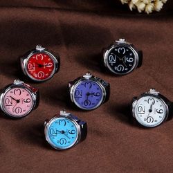 Elastic Stretchy Quartz WATCH Rings for Women Man 2022