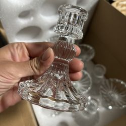 Glass Candle Holders
