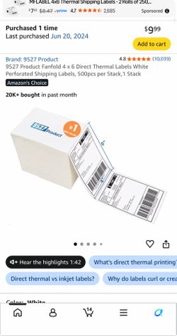 4x6 Labels