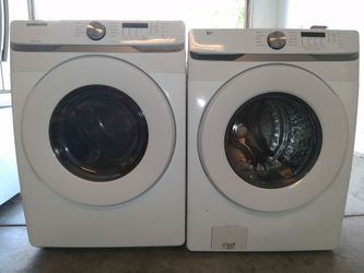 Samsung Front Load Washer and Gas Dryer Set