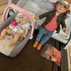 Toy Bundle Baby And American Girl Doll
