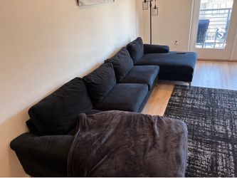 Black sectional