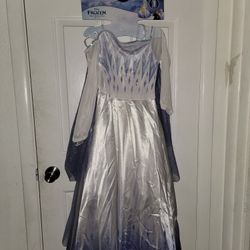 Brand New Disney Queen Elsa Dress size 7/8 Medium