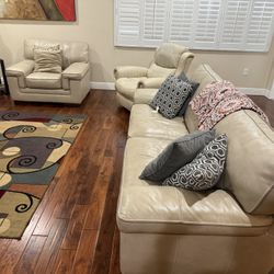 Leather Sofa Set 