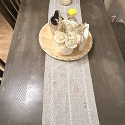 Dining Table Set – Table + 4 Chairs + Bench – Pick up AS